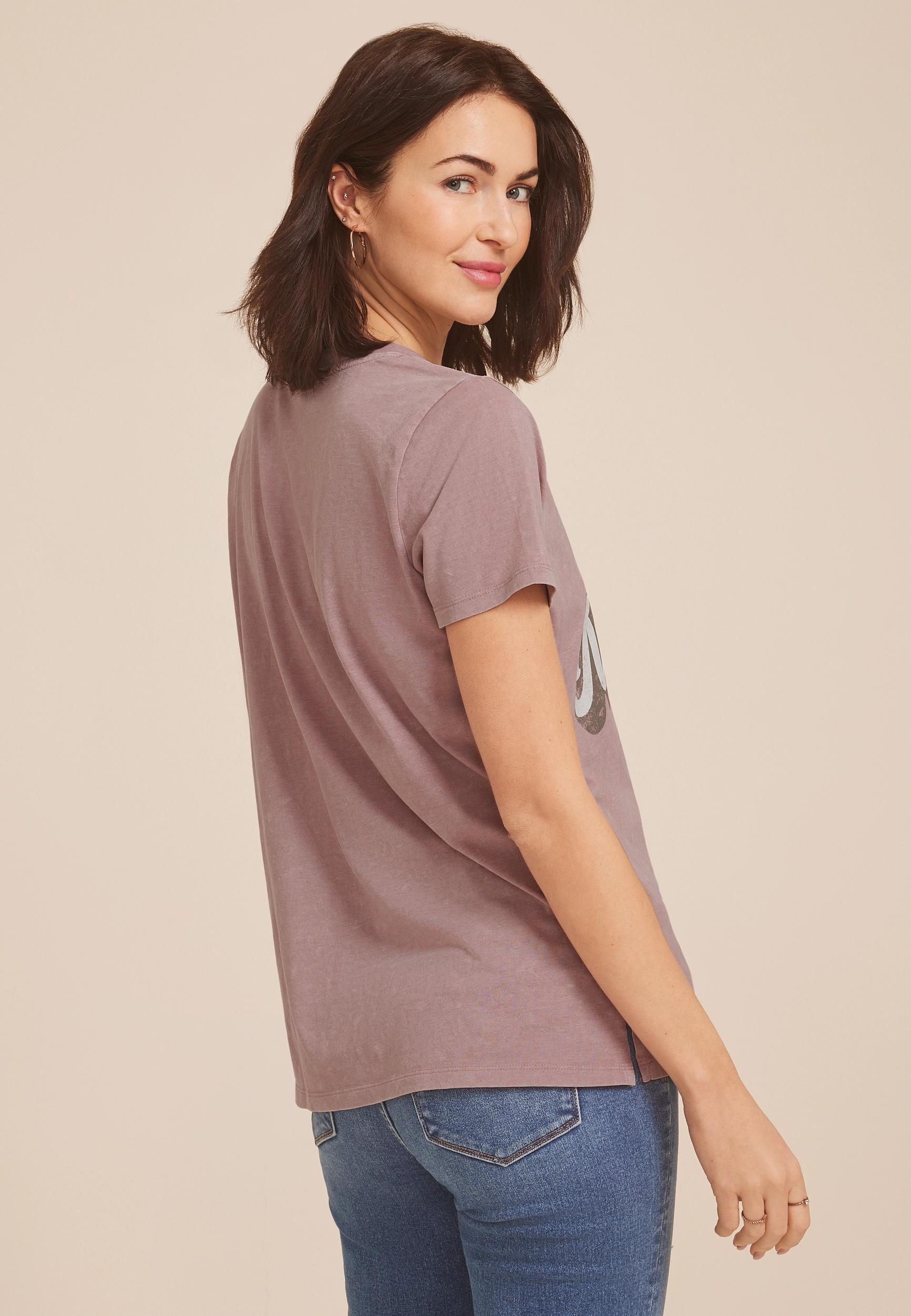 Maurices Womens Small Size Dog Mama Classic Fit Graphic Tee Product Image