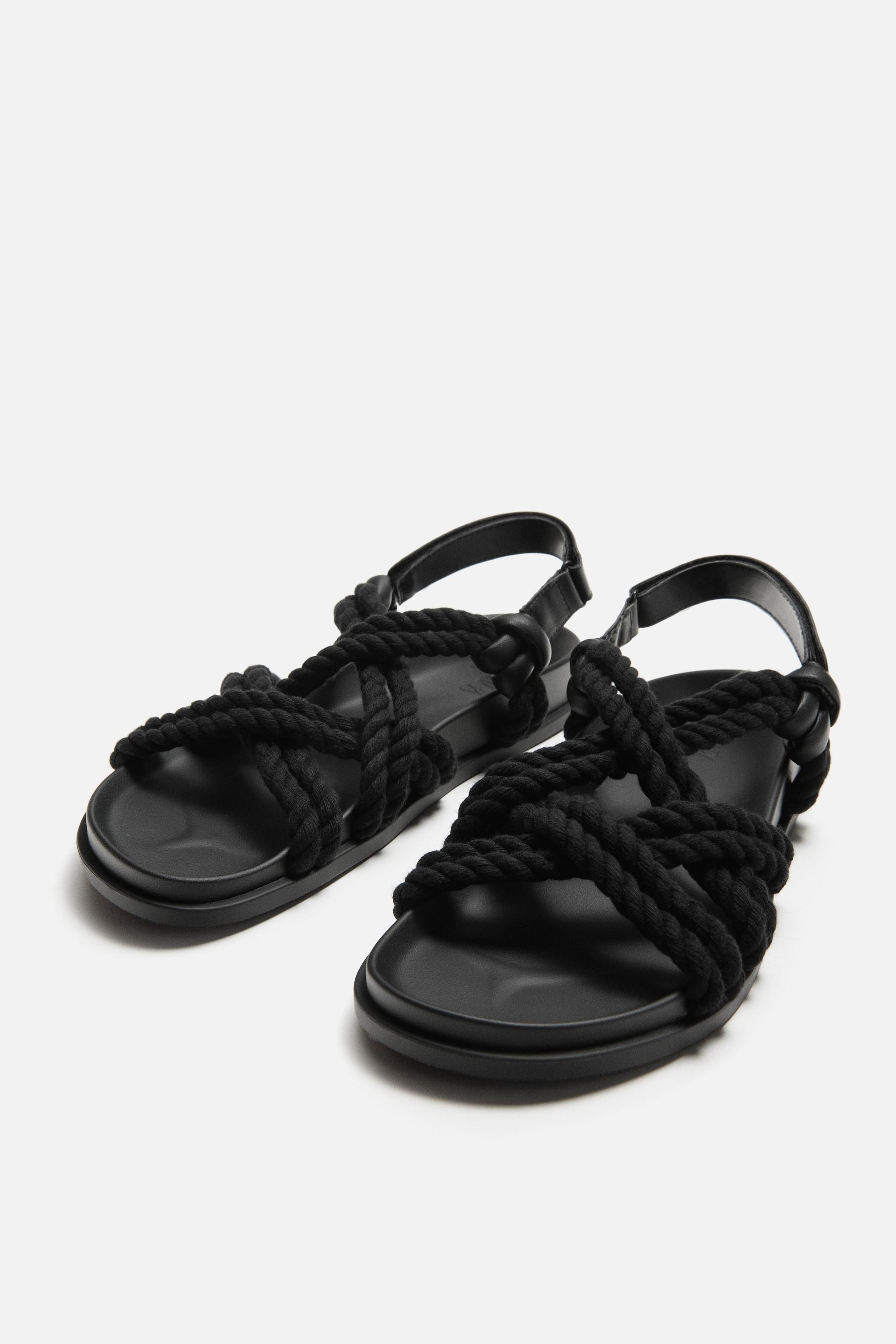 ROPE LEATHER SANDALS Product Image