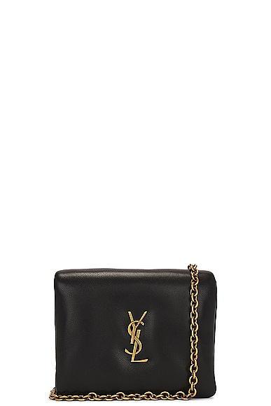 Saint Laurent Calypso Card Case On Chain Bag in Black Product Image