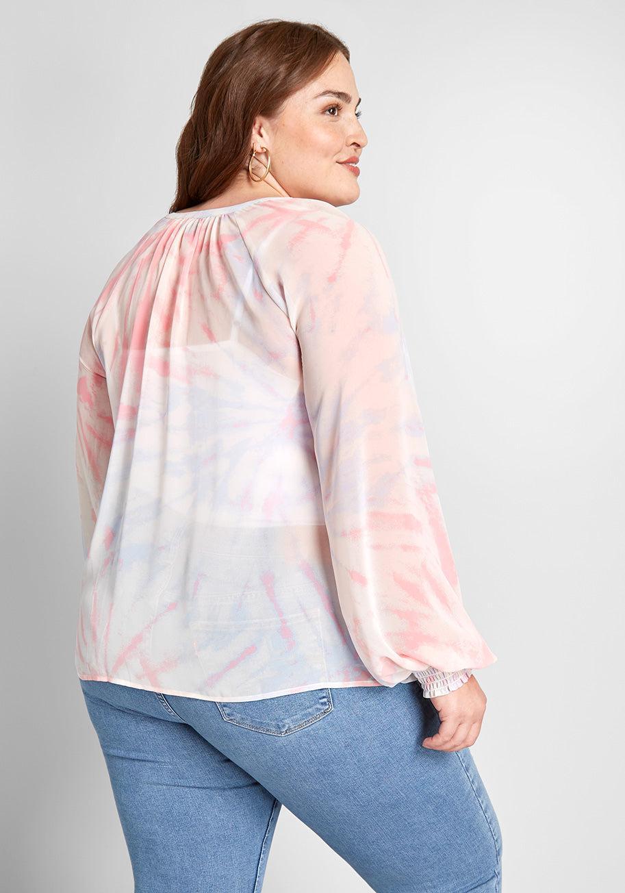 Boho I Go Chiffon Blouse (Final Sale) Product Image