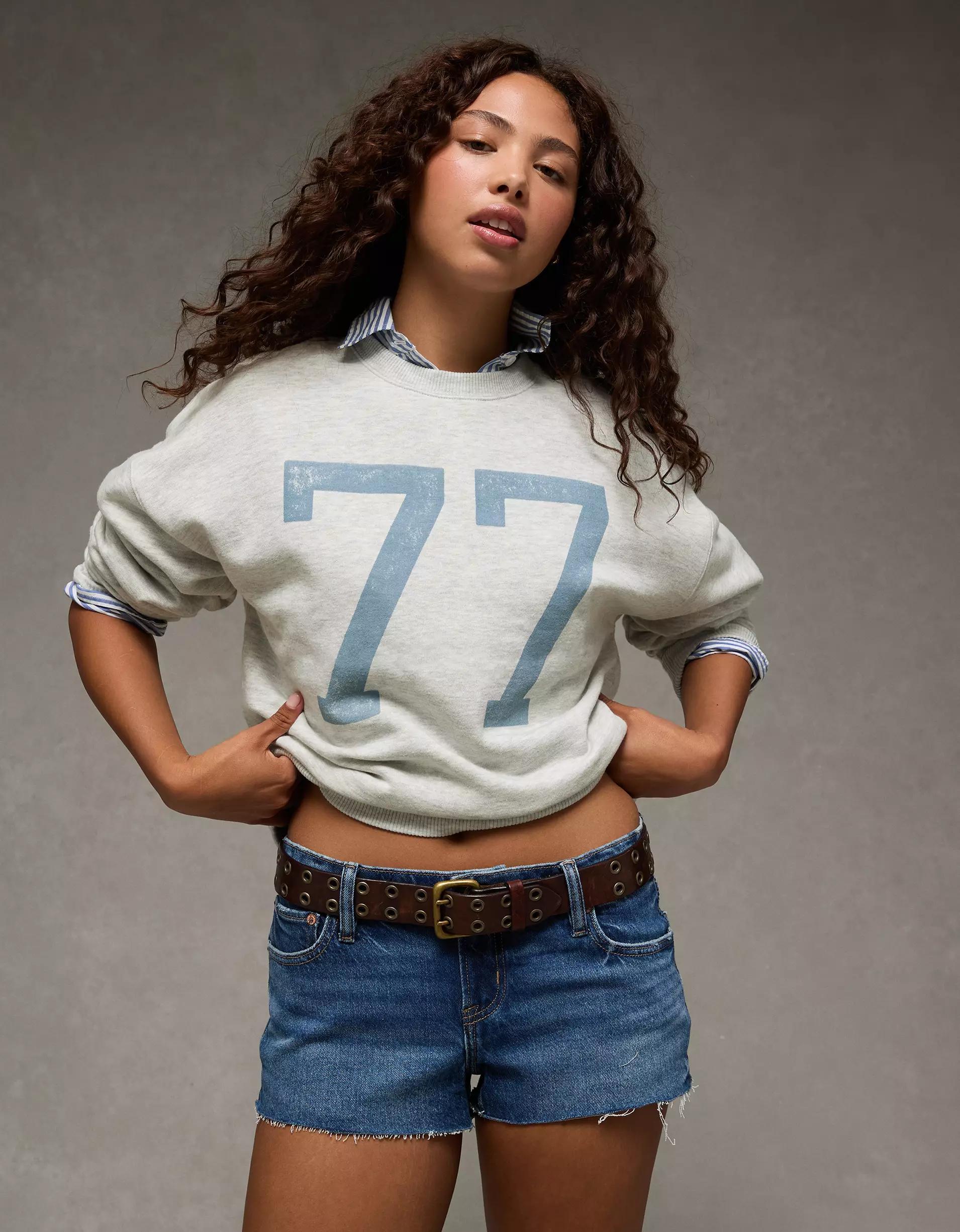 AE Funday Graphic Sweatshirt Product Image