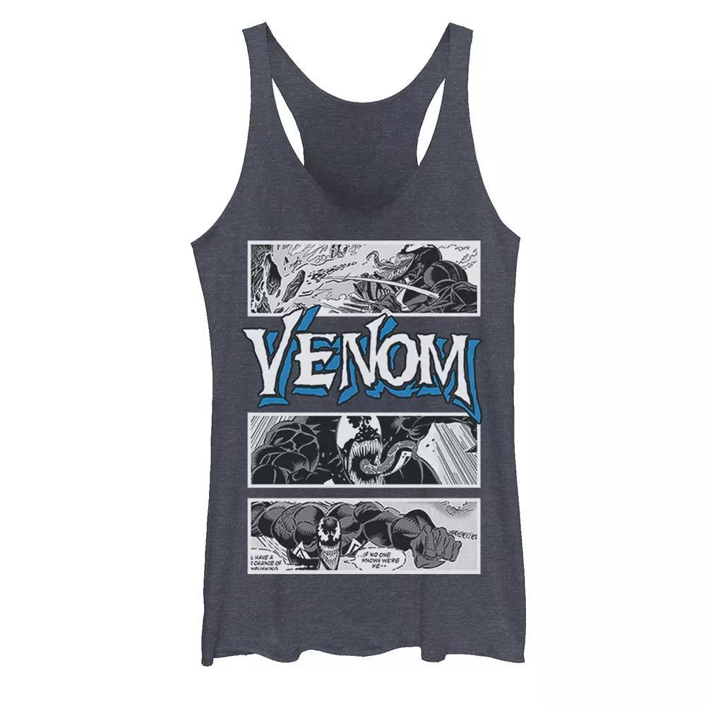 Juniors' Marvel Venom Comic Book Illustrations Panel Graphic Tank Top, Girl's,  Product Image