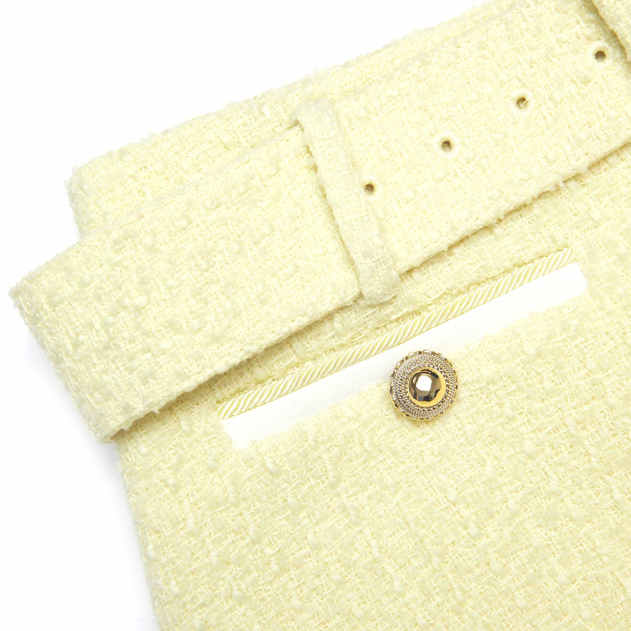 Yellow Boucle Skort Product Image