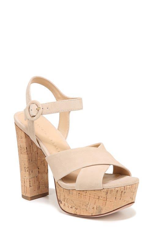 Womens Lucille Cork Suede Platform Sandals Product Image