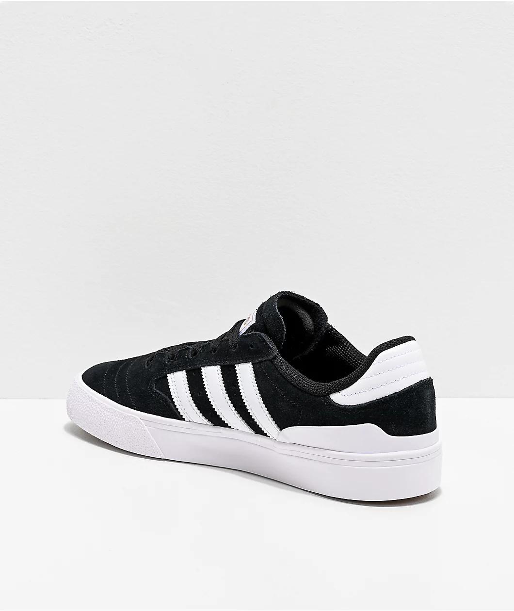 adidas Busenitz Vulc II Black, White & Gum Shoes Product Image