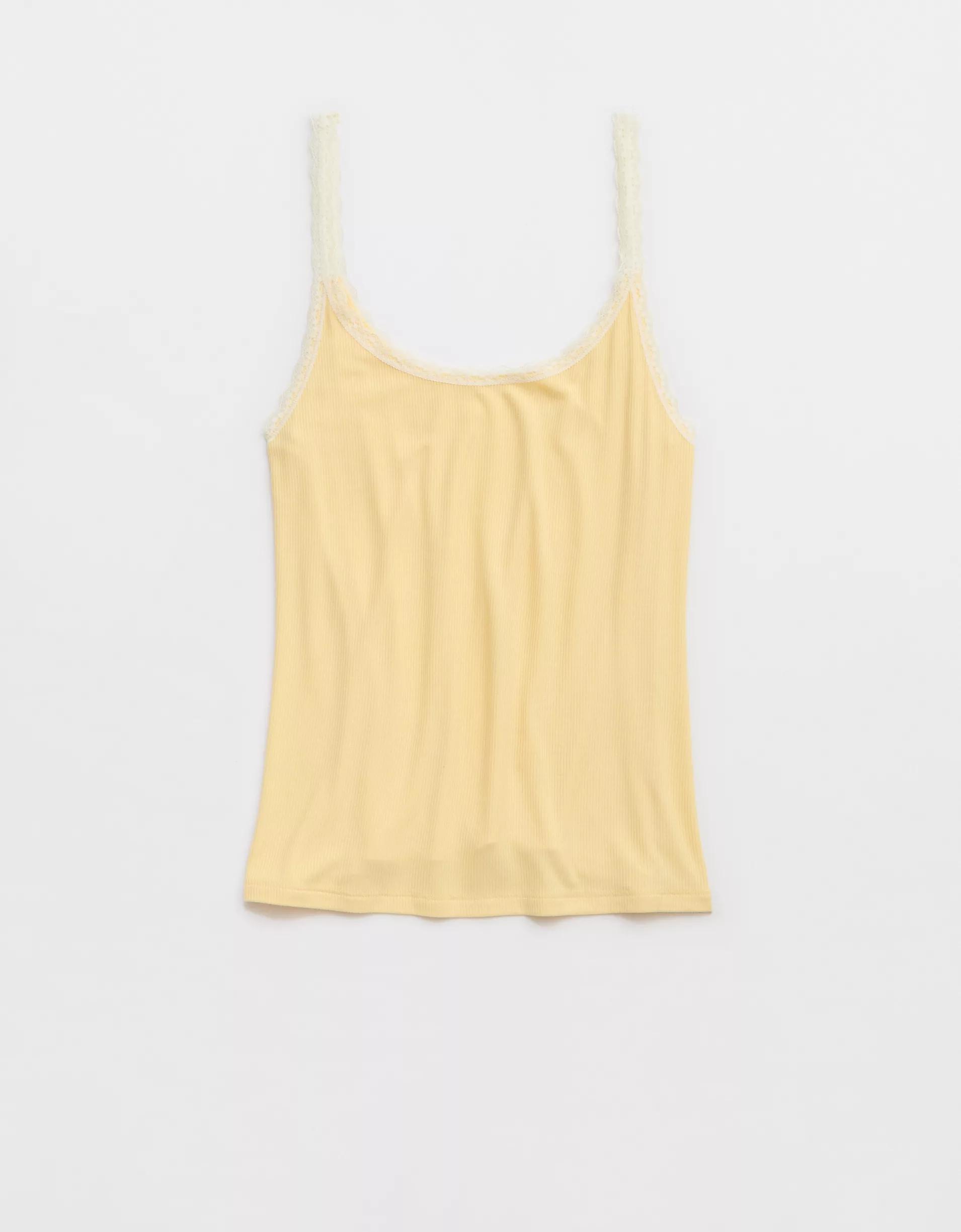 Aerie Real Soft® Lace Trim Tank Product Image