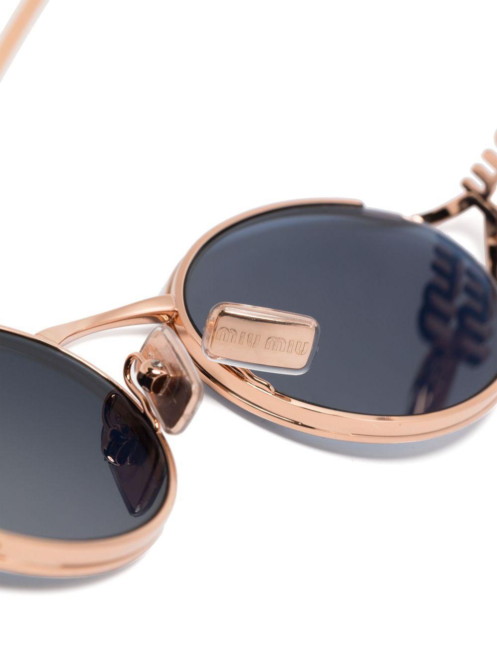 oval-frame sunglasses Product Image
