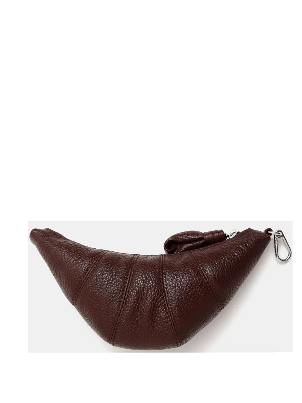 LEMAIRE Croissant Coin Purse In Brown Product Image