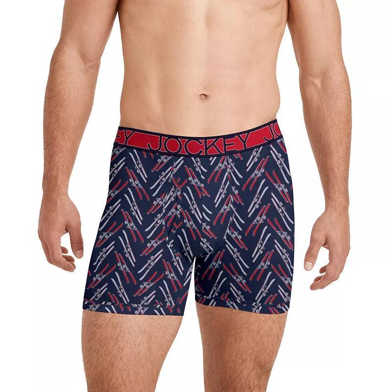 Mens Jockey Active Microfiber 5 Holiday Novelty Boxer Brief Product Image