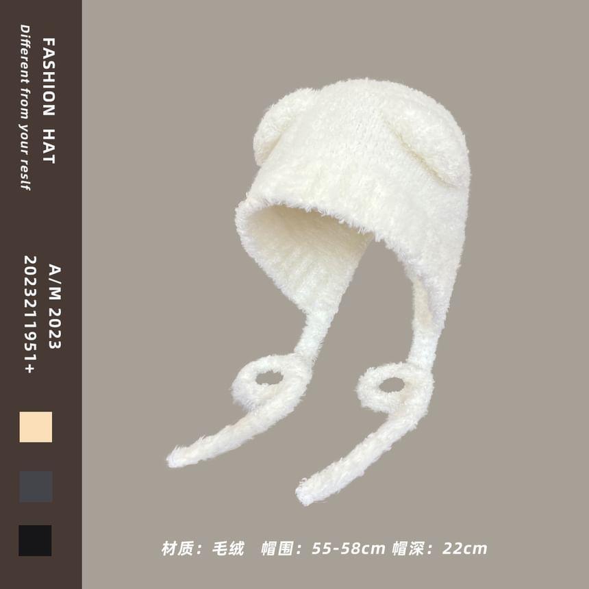 Bear Ear Knit Bonnet Product Image