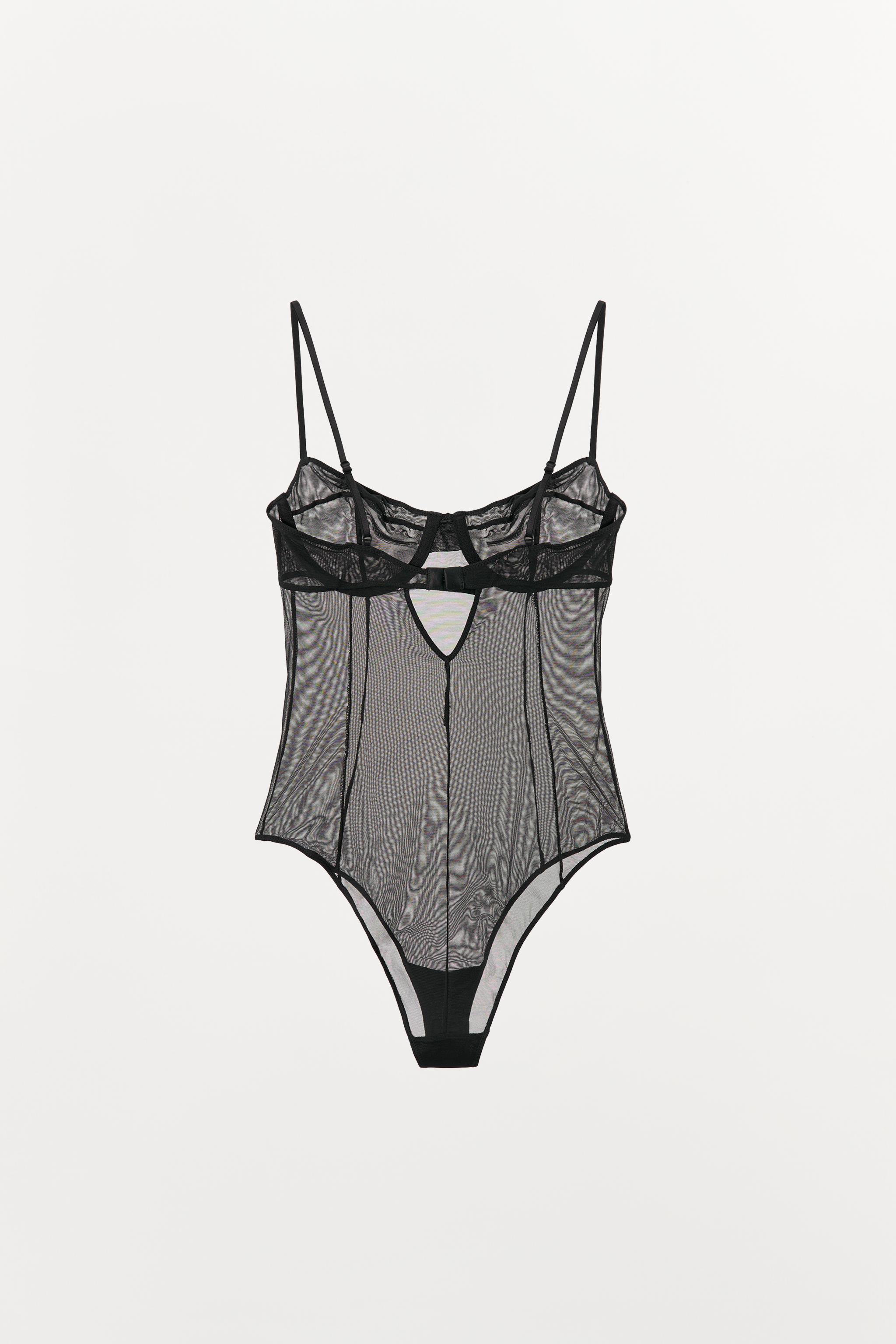 MESH UNDERWIRE BODYSUIT Product Image