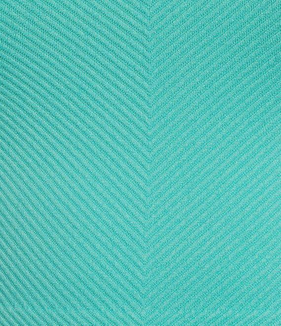 GB Chevron Ribbed Knit Cropped Tank Top Product Image