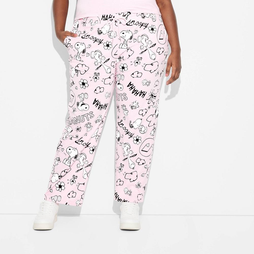 Womens Snoopy Graphic Lounge Pants Product Image