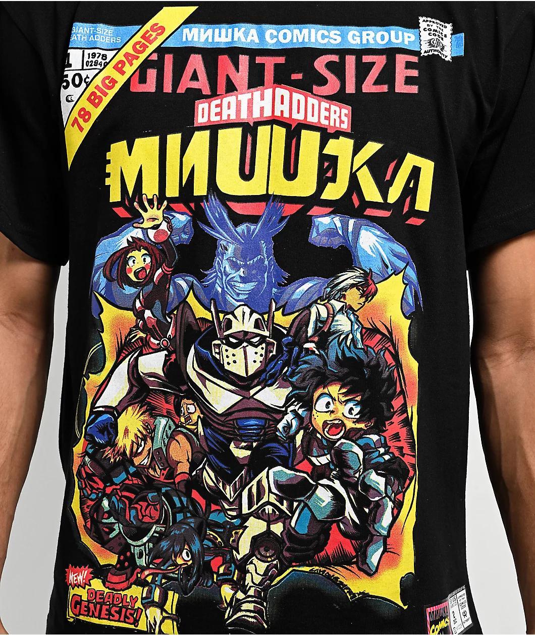 Mishka Comics Black T-Shirt Product Image