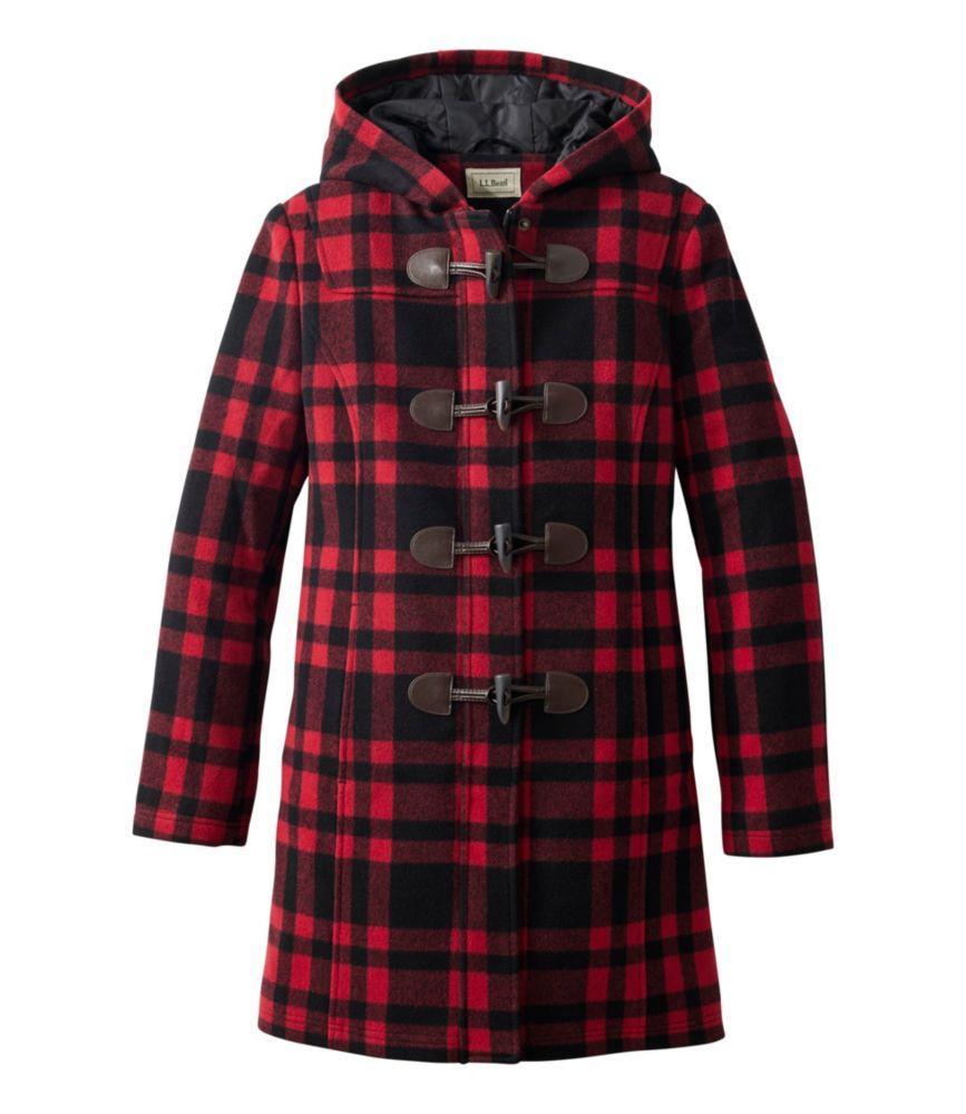 
                            Women's Classic Lambswool Duffel Coat, Pattern
                         Product Image