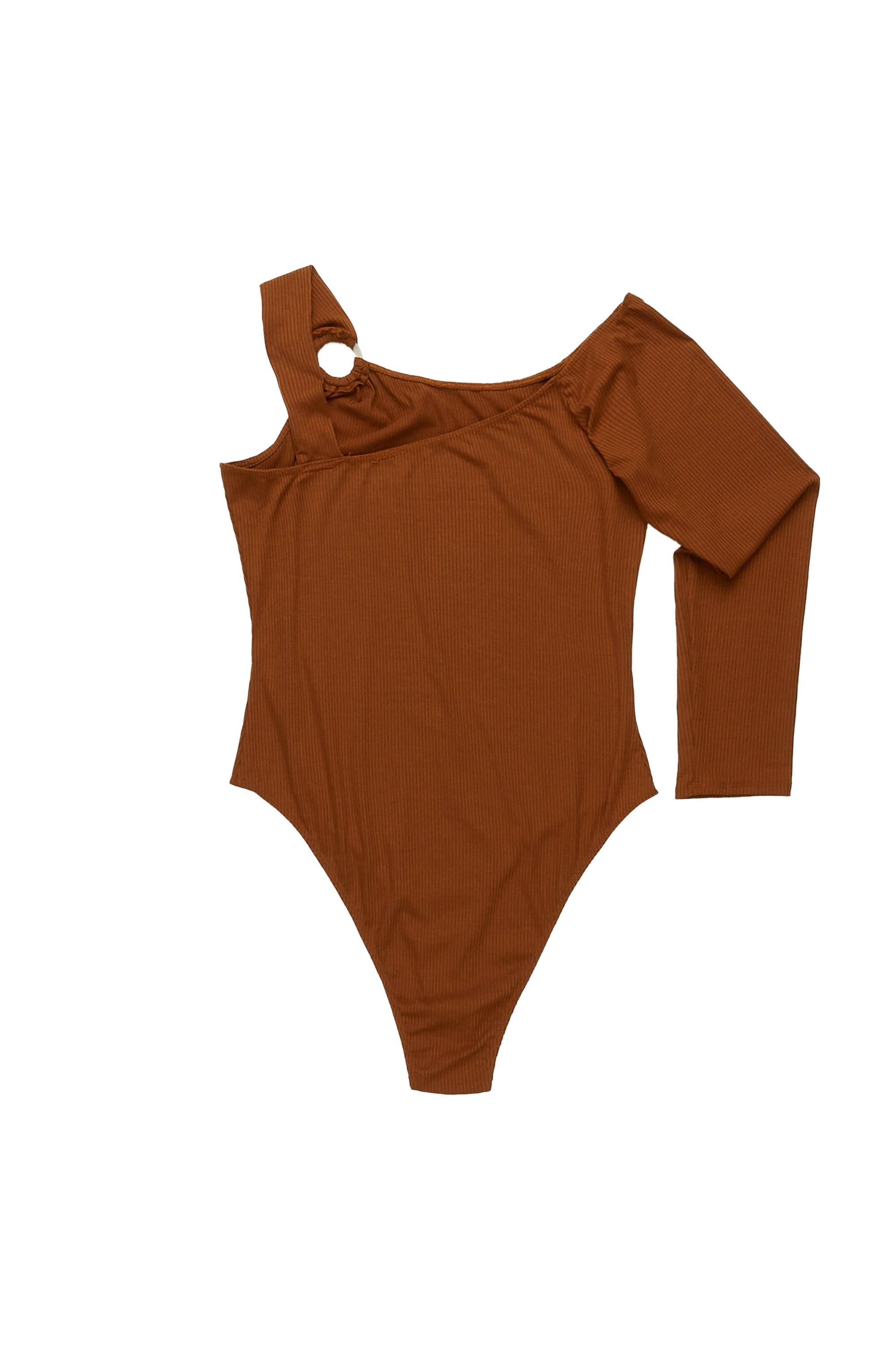 Kaley-C Bodysuit-Brown Female Product Image