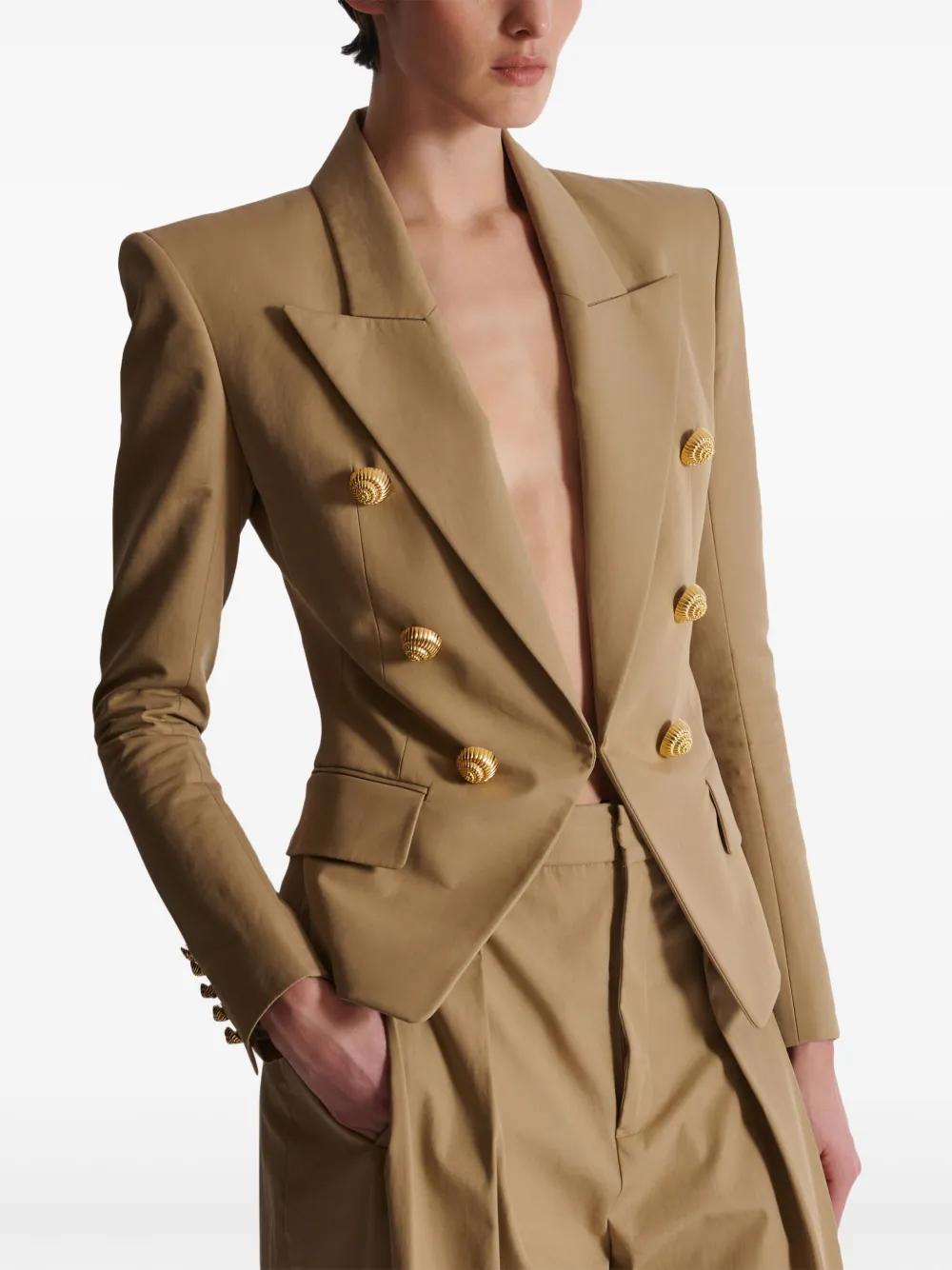 buttoned double-breasted blazer Product Image