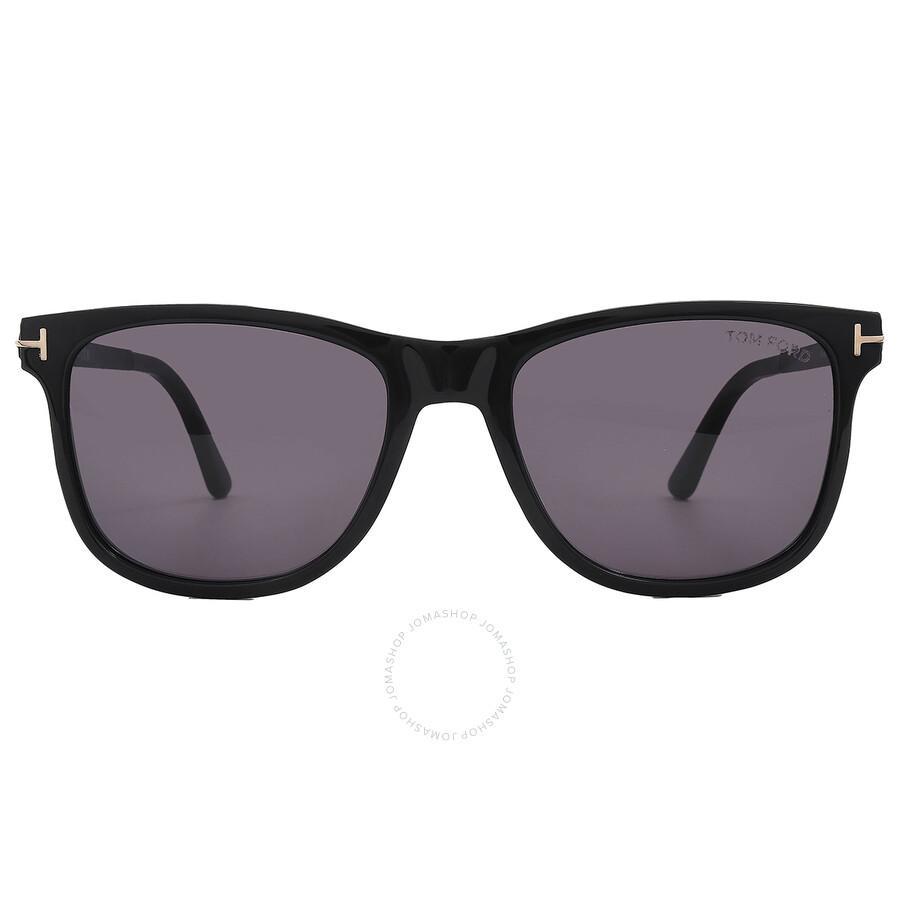 TOM FORD Sinatra Smoke Square Men's Sunglasses Ft1104 01a 53 In Black Product Image