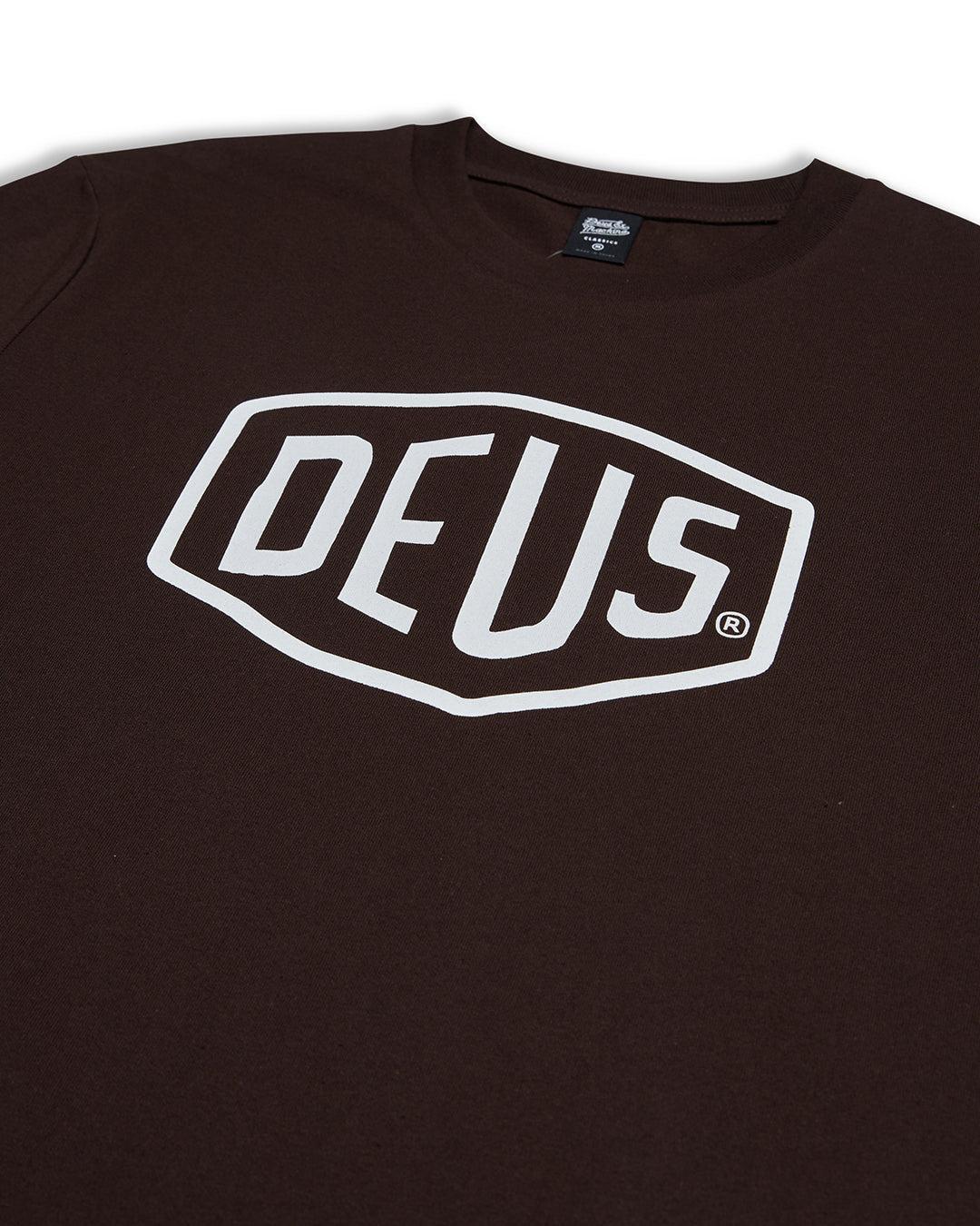 Shield Tee - Choc Brown Product Image
