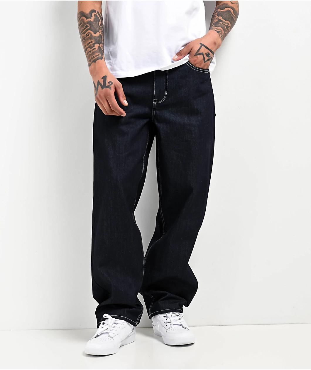 Ninth Hall Ambush Dragon Raw Indigo Denim Loose Fit Jeans Product Image