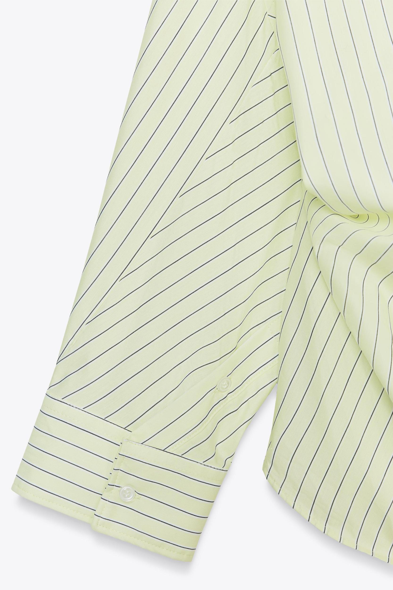 OVERSIZED STRIPED POPLIN SHIRT Product Image