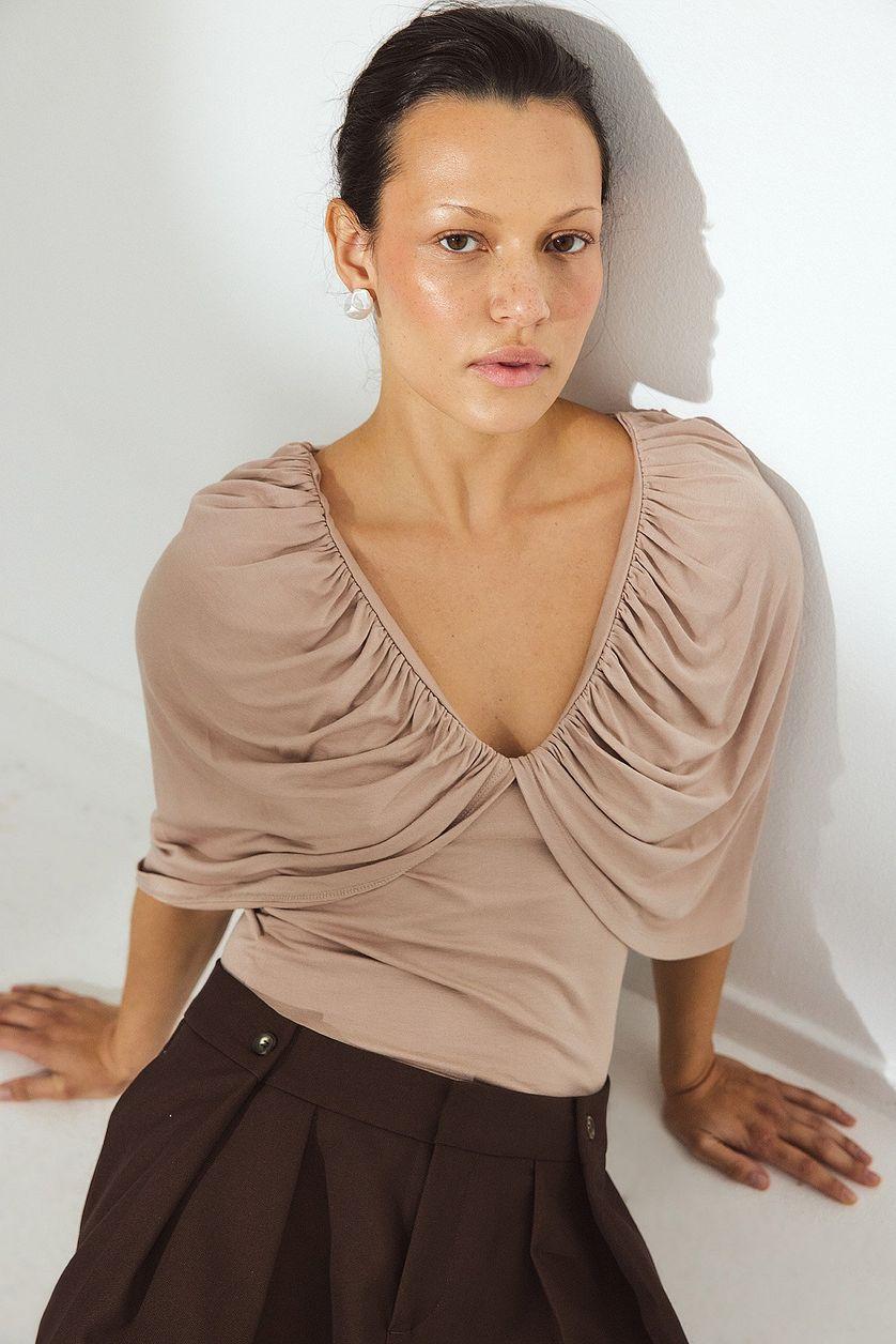 Soft Line Cape Top Product Image