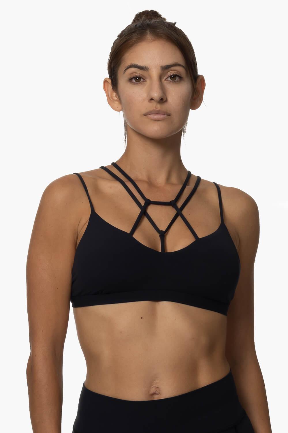 Calicoan Lace Sports Bra - Black Female Product Image