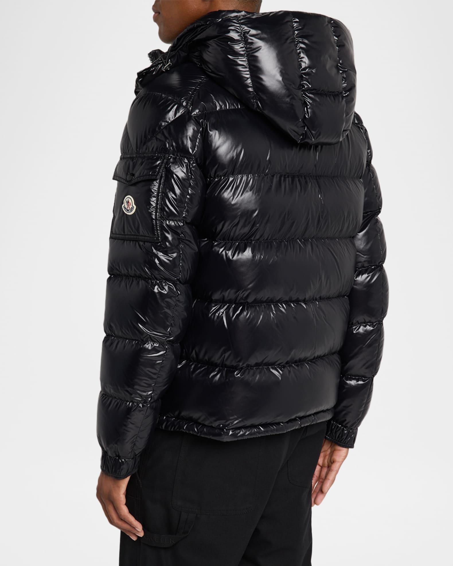 Men's Maya Hooded Short Down Puffer Jacket Product Image