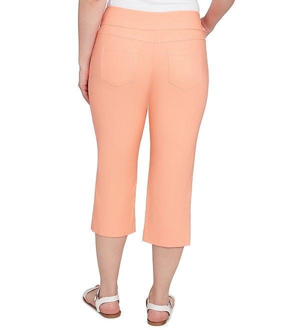 Ruby Rd. Stretch Straight Leg Pull-On Capri Pants Product Image