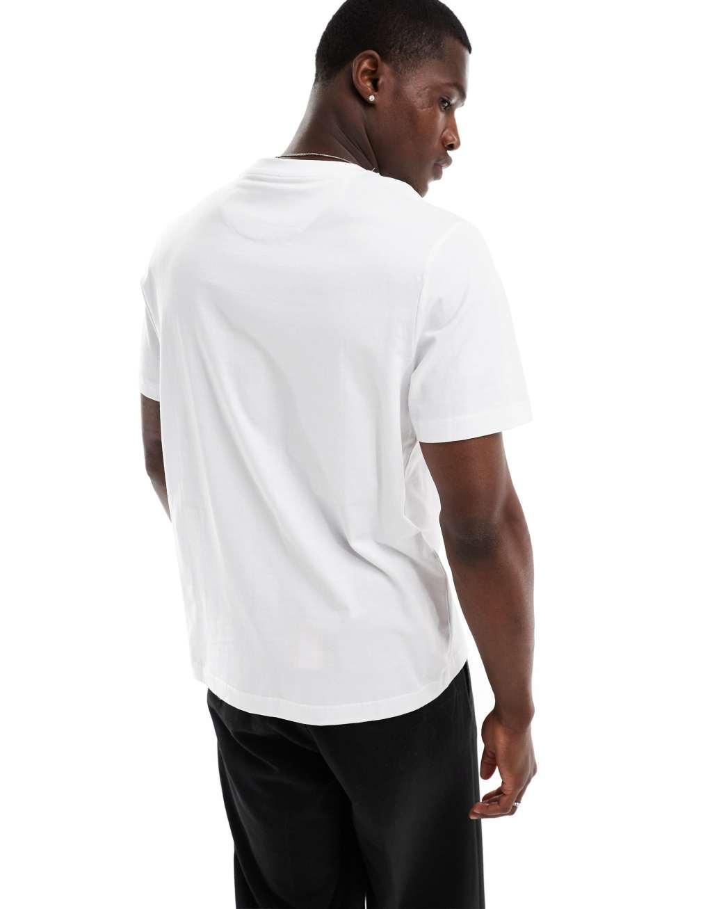 Farah Danny cotton T-shirt in white Product Image