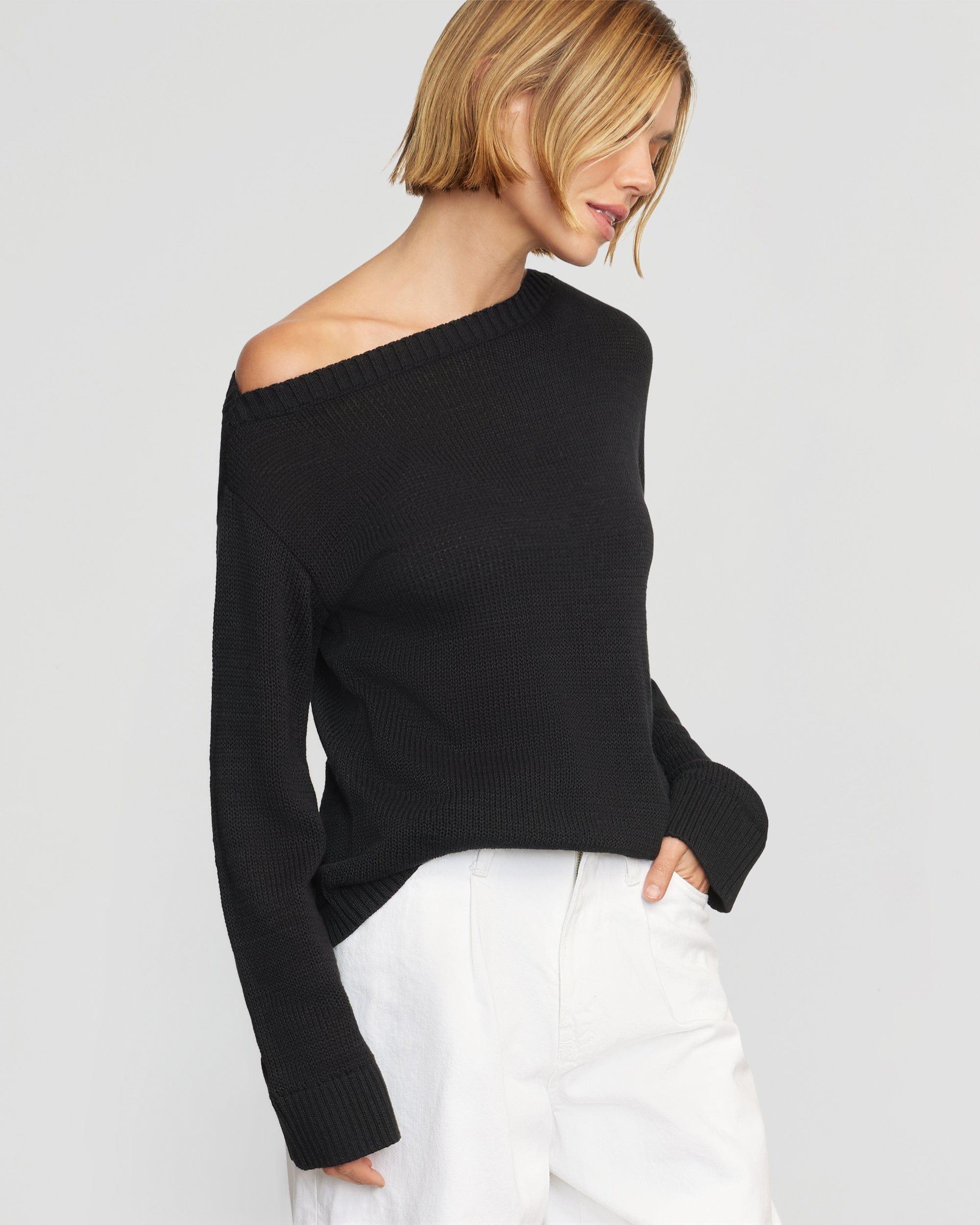 Issa Lightweight Off-Shoulder Sweater Product Image