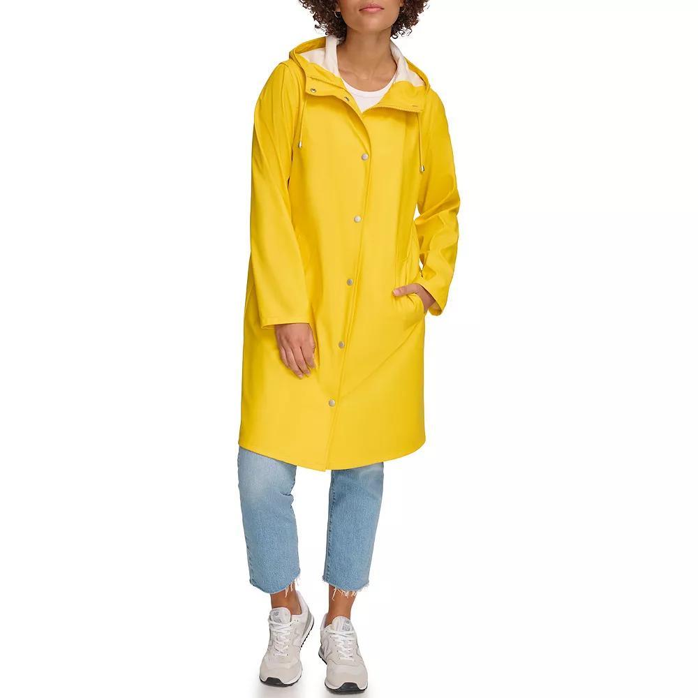 Women's Levi's® Rubberized Raincoat, Size: Large, Yellow Product Image