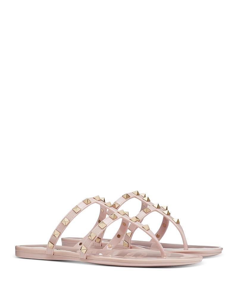 Womens Rockstud Flat Rubber Sandal Product Image