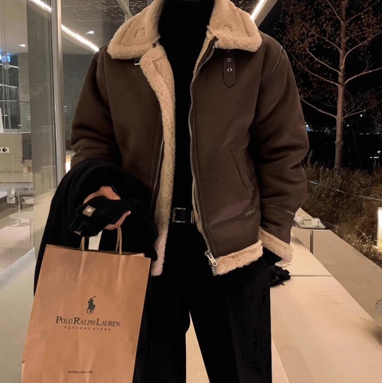 RT No. 11969 SUEDE STAND COLLAR JK Product Image