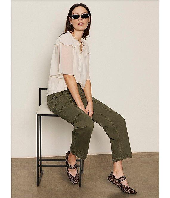 Sanctuary Boyfriend Utility High Rise Barrel Leg Pants Product Image