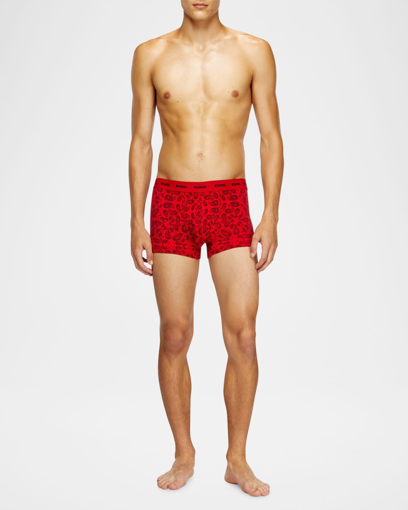 Men's Damien Assorted Stretch 3-Pack Boxer Briefs, Red Product Image