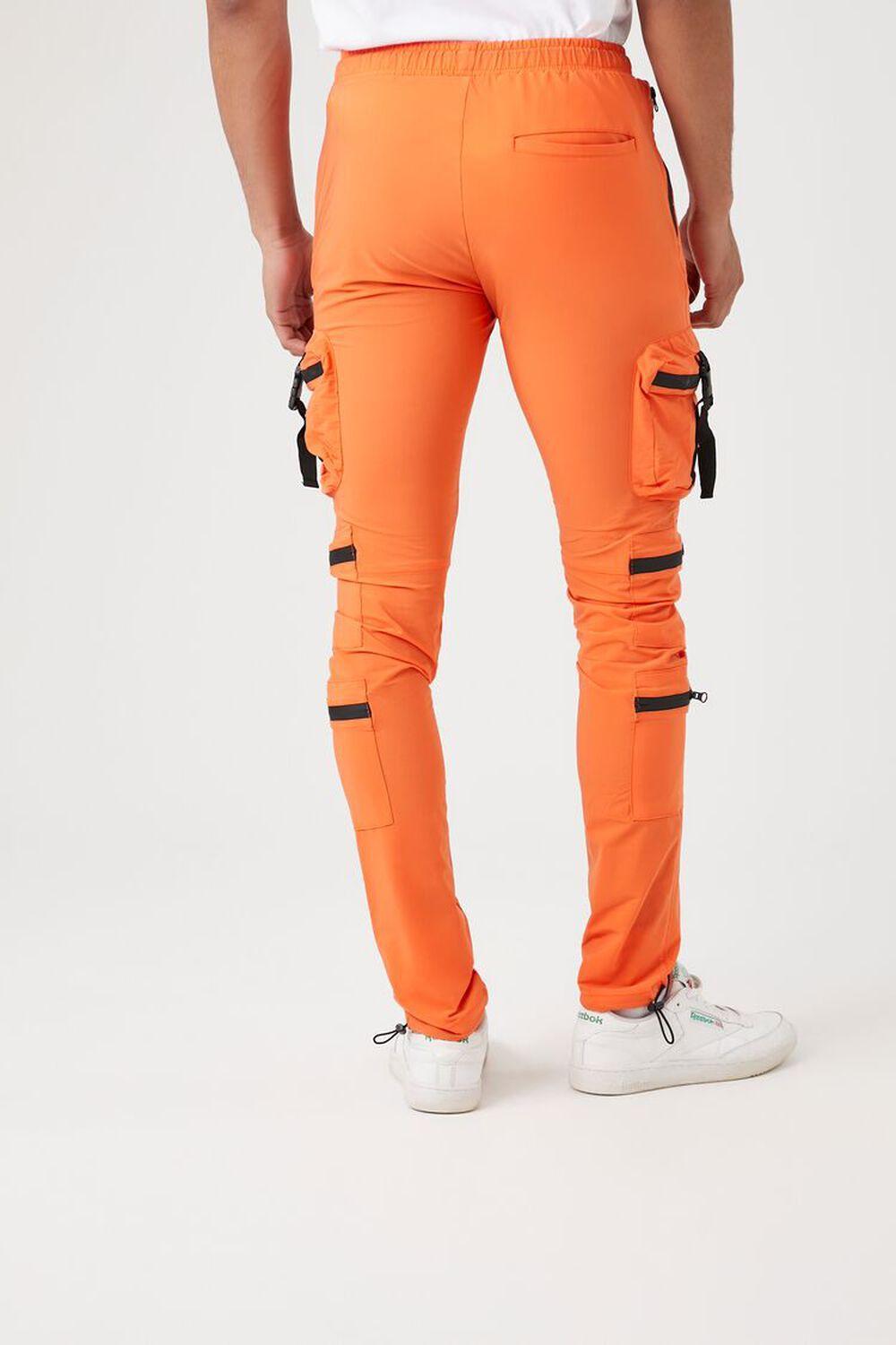 Contrast Zipper Cargo Joggers | Forever 21 Product Image