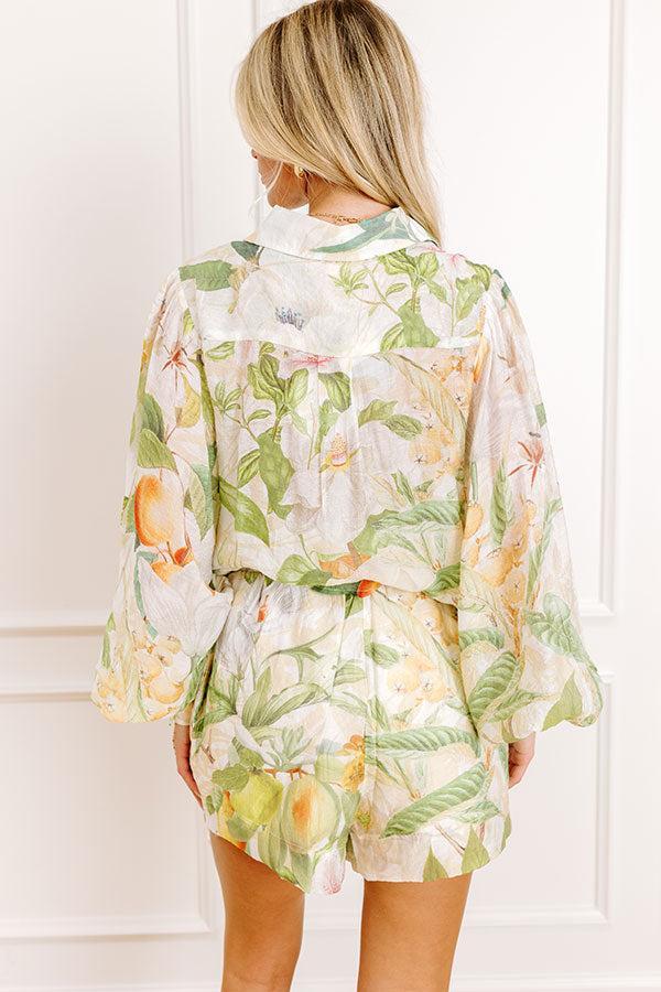 Tropical Bliss Button Up Top Product Image