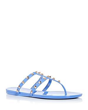 Womens Rockstud Flat Rubber Sandal Product Image