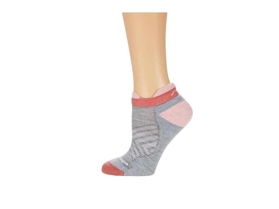 Darn Tough Vermont Run No Show Tab Ultra-Lightweight with Cushion Women's Crew Cut Socks Shoes Product Image