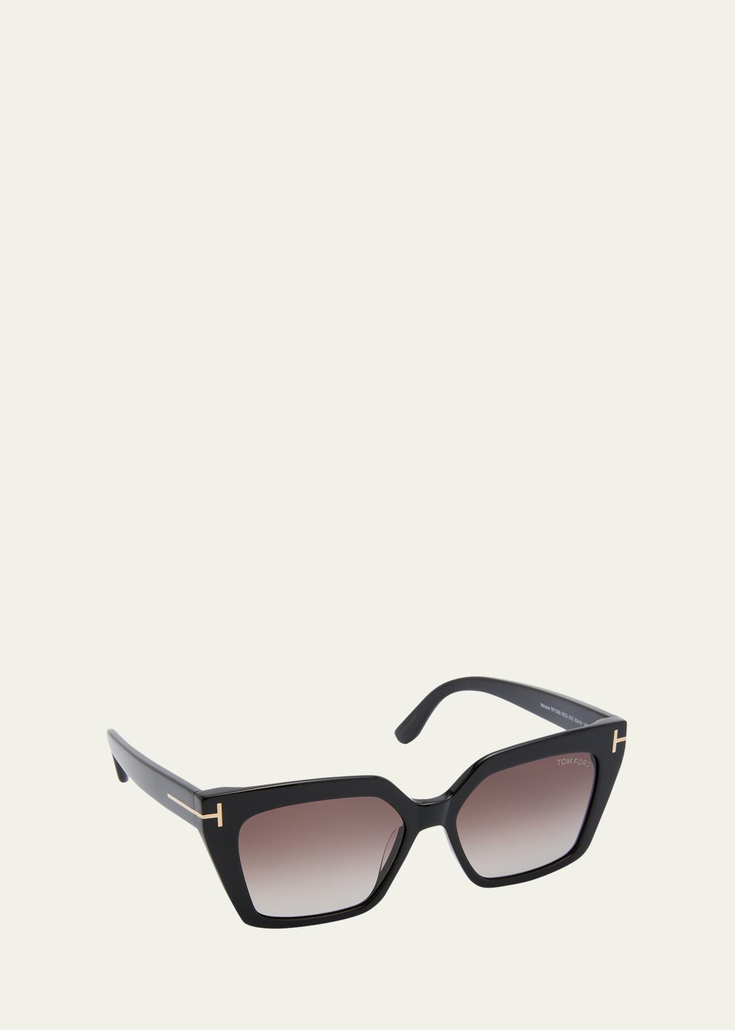 Winona Acetate T-Logo Cat-Eye Sunglasses Product Image