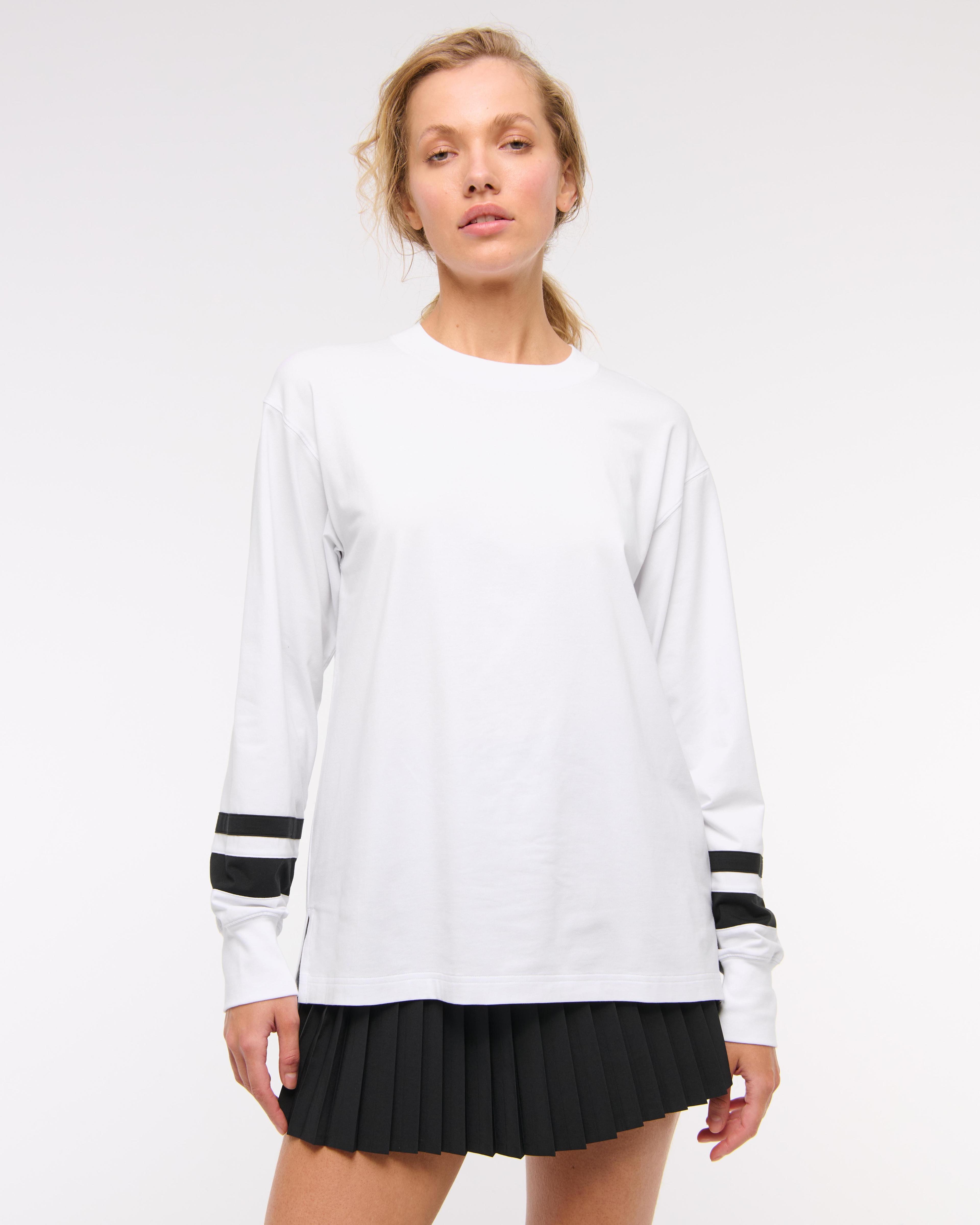 YPB Active Cotton-Blend Long-Sleeve Easy Tee Product Image