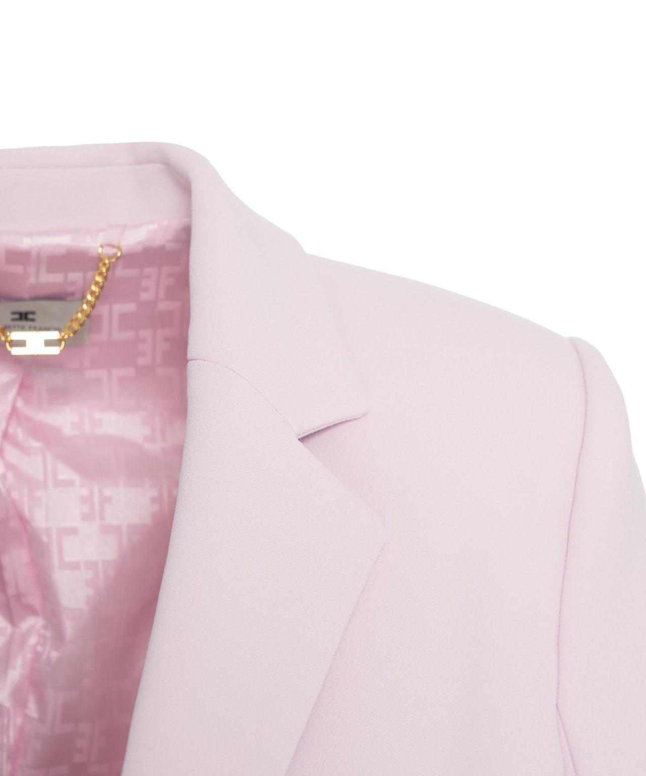 Single-breasted blazer in crepe Product Image