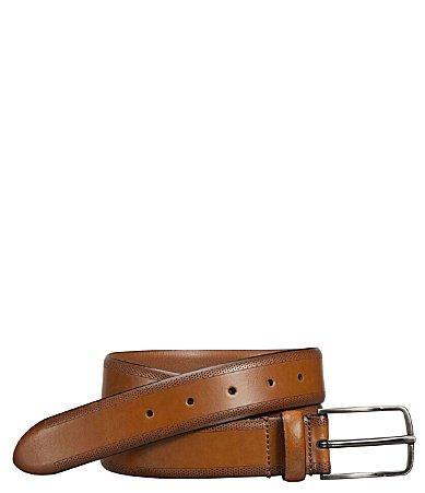 Johnston  Murphy Mens Edge Perforated Embossed Belt Product Image