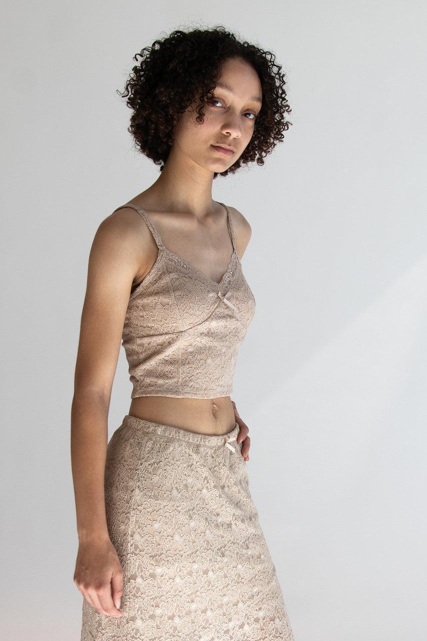 Lace Cami With Bow Product Image