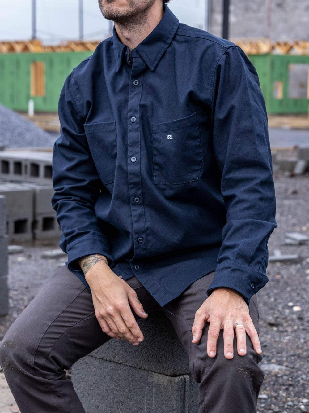 Button Down Work Shirt Product Image