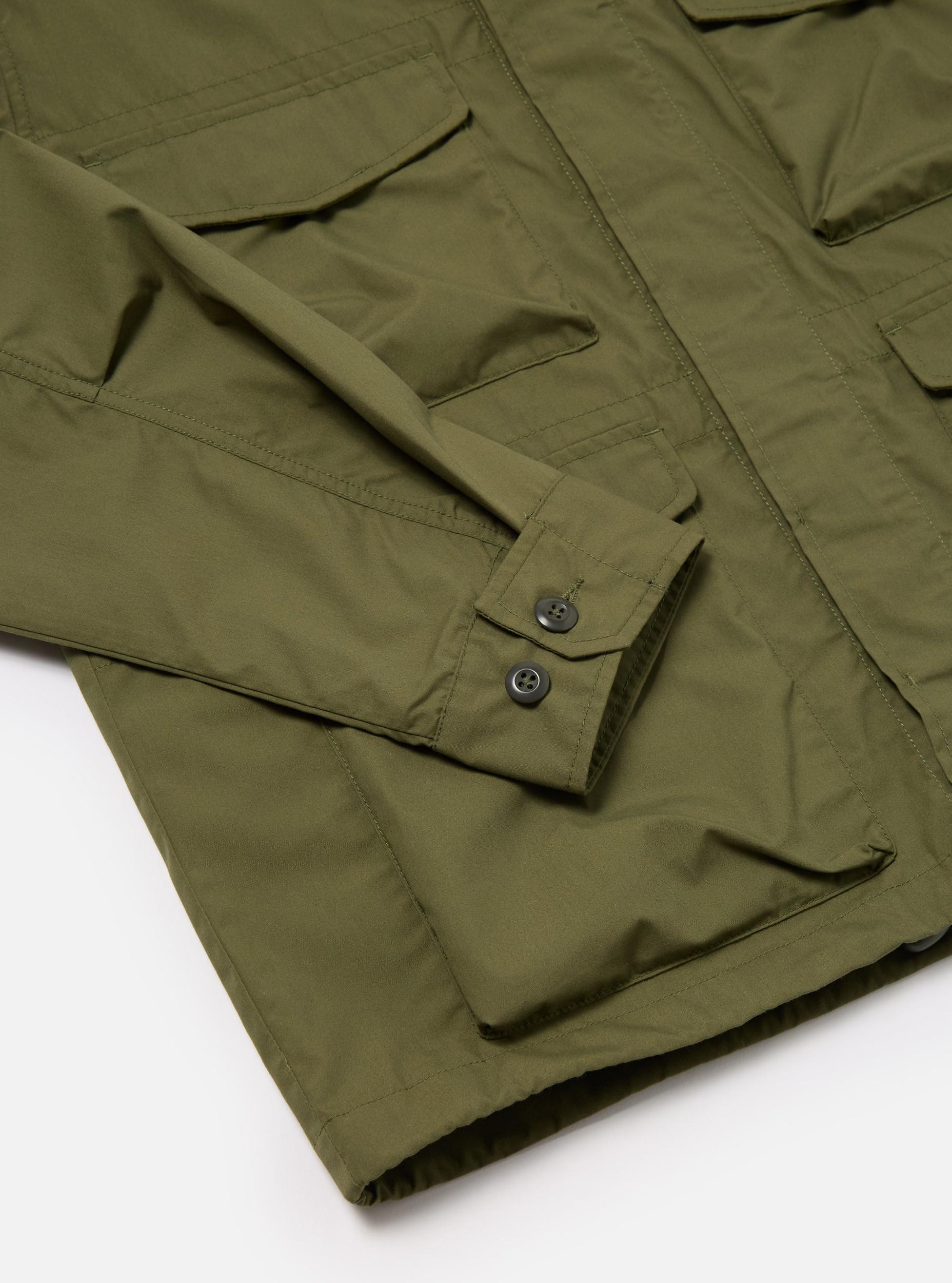 Olive Recycled Polytech Parachute Field Jacket Product Image