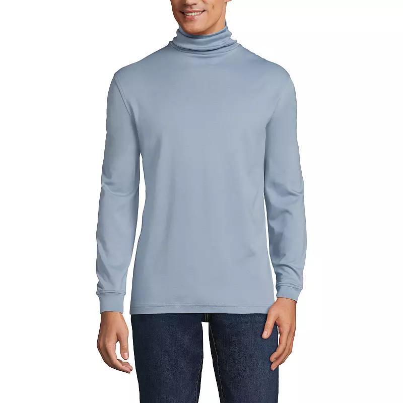 Big & Tall Lands' End Super Soft Supima Turtleneck, Men's, Size: 2XB, Radiant Blue Product Image