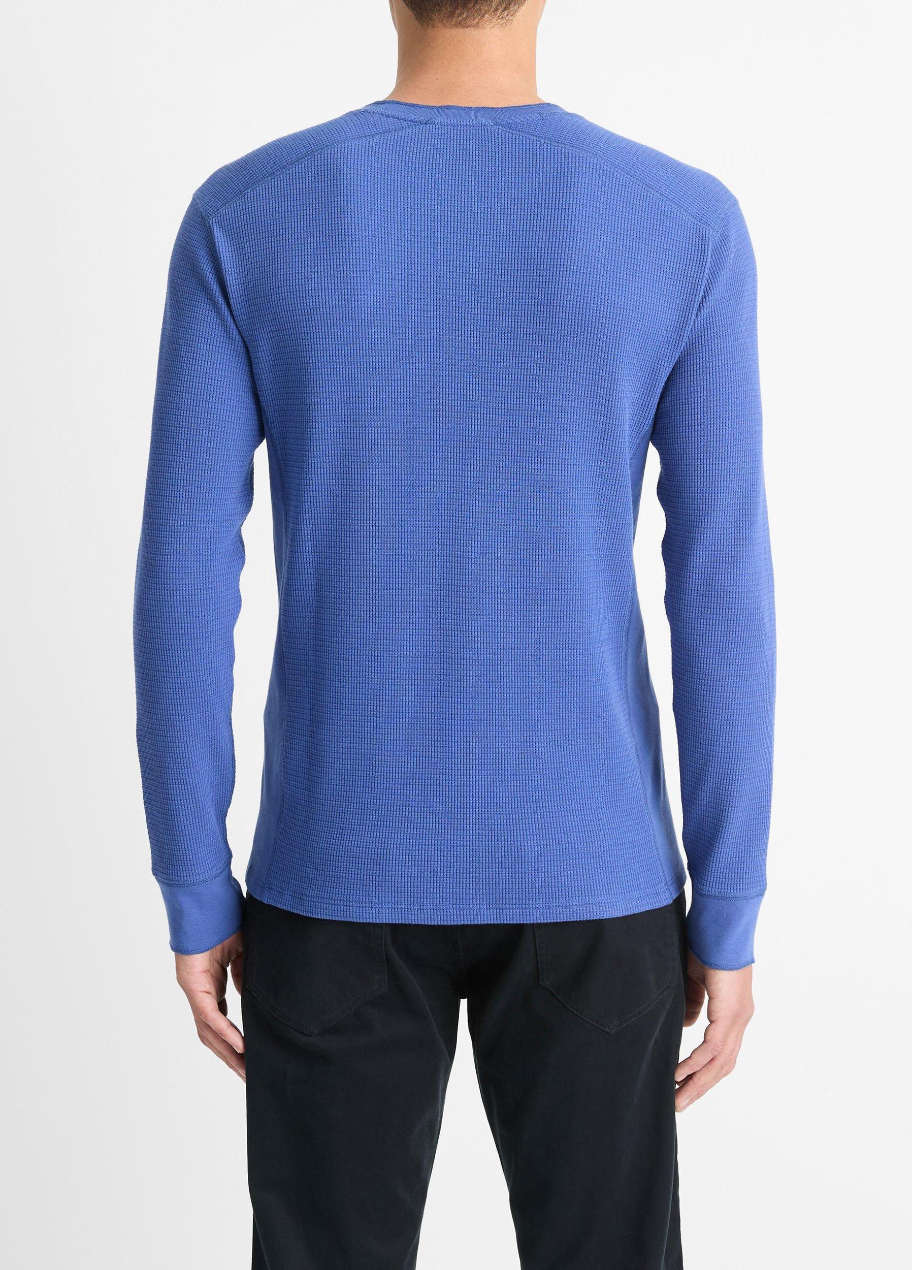Pima Cotton-Blend Thermal Long-Sleeve T-Shirt Product Image