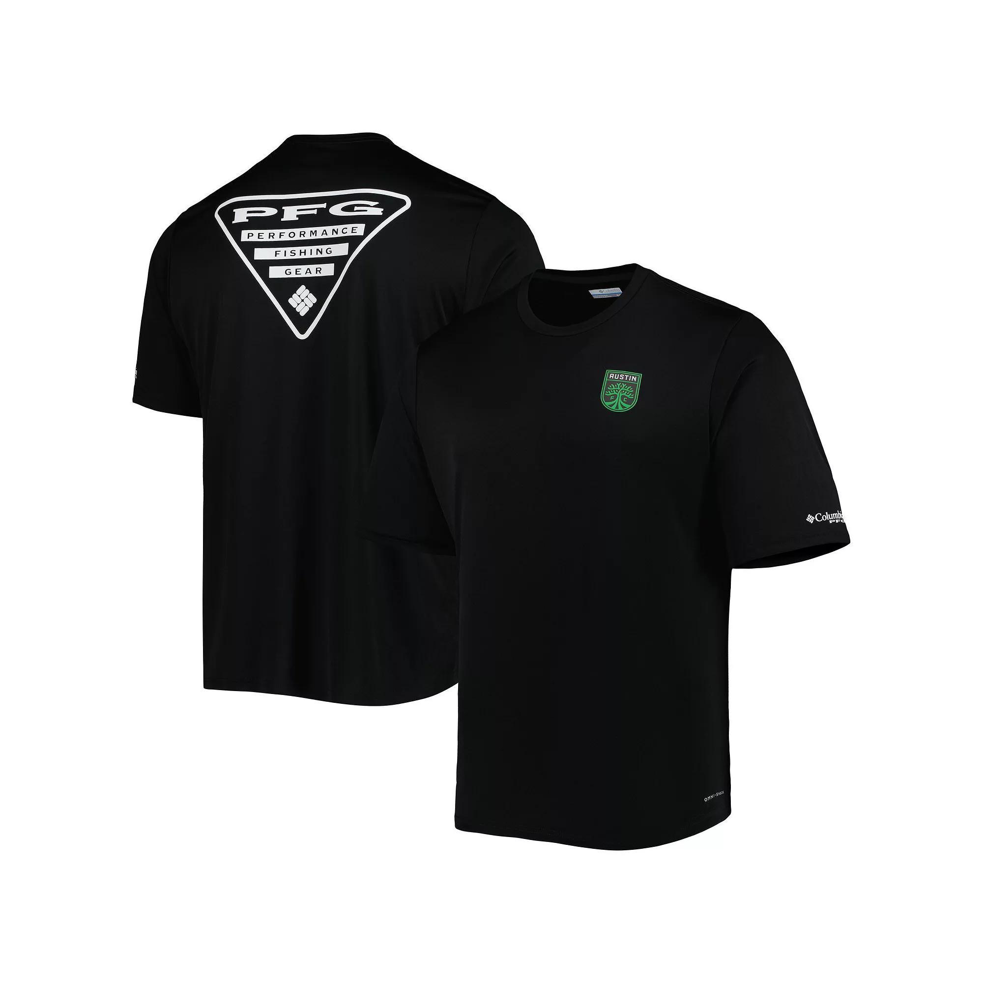 Men's Columbia Black Austin FC Terminal Tackle Omni-Shade T-Shirt,  Product Image